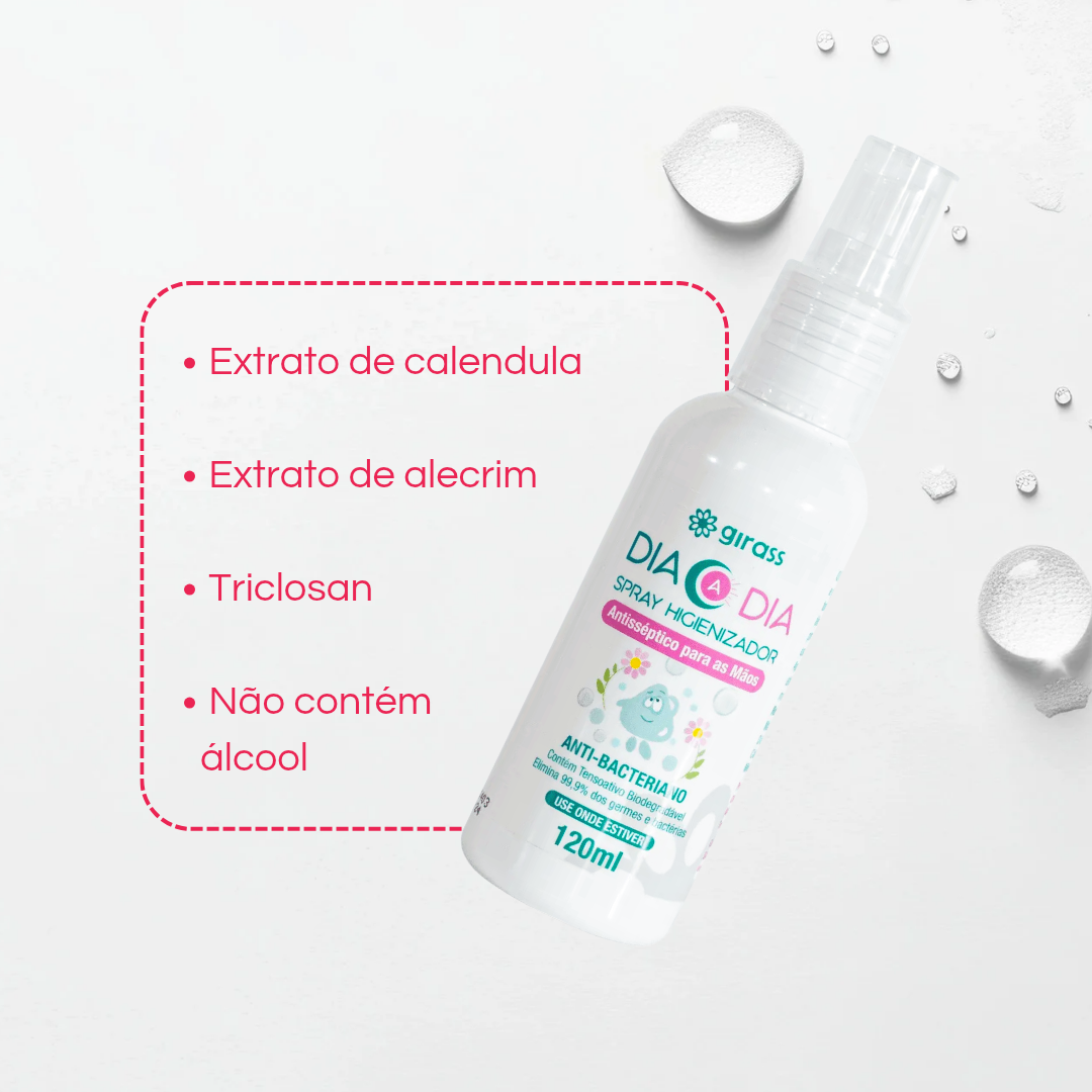 spray higienizador mãos